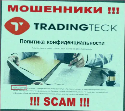 TradingTeck - это МОШЕННИКИ, а принадлежат они SecVision LTD