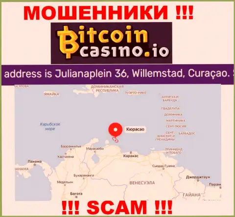 Будьте крайне осторожны - организация Bitcoin Casino отсиживается в оффшорной зоне по адресу - Julianaplein 36, Willemstad, Curacao и лохотронит наивных людей