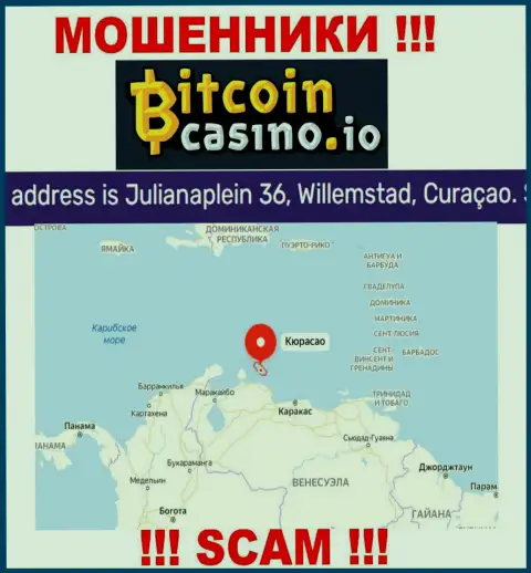 Будьте крайне осторожны - организация Bitcoin Casino отсиживается в оффшорной зоне по адресу - Julianaplein 36, Willemstad, Curacao и лохотронит наивных людей