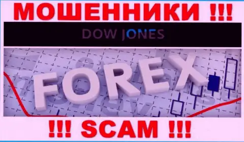 DowJones Market говорят своим доверчивым клиентам, что оказывают свои услуги в сфере FOREX