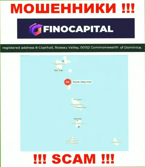 FinoCapital это МОШЕННИКИ, пустили корни в оффшорной зоне по адресу - 8 Copthall, Roseau Valley, 00152 Commonwealth of Dominica