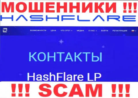 Инфа о юридическом лице махинаторов HashFlare Io