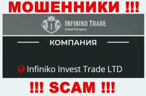 Infiniko Invest Trade LTD - это юридическое лицо мошенников InfinikoTrade