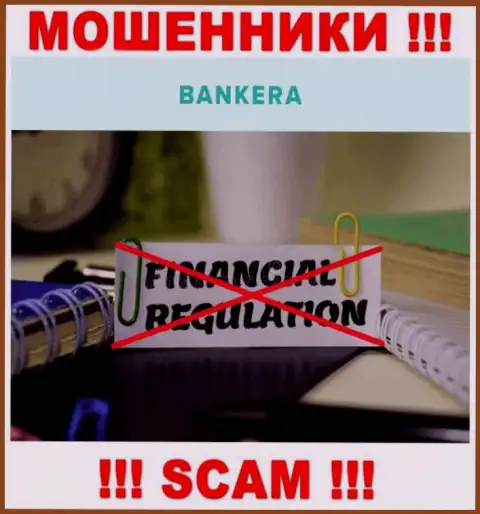 Найти материал об регулирующем органе internet мошенников Bankera Com нереально - его НЕТ !