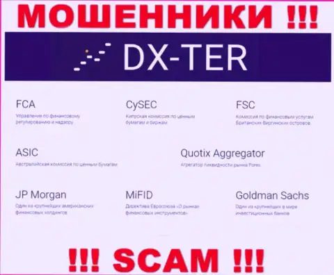 DX-Ter Com и курирующий их противоправные деяния орган (FCA), являются мошенниками