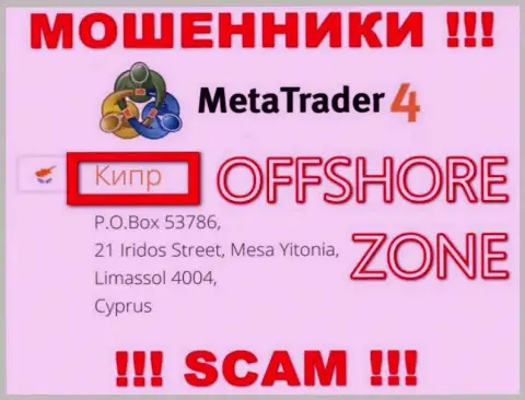 Компания MetaTrader4 Com имеет регистрацию довольно-таки далеко от клиентов на территории Кипр