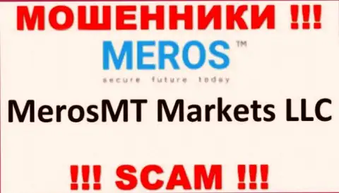 Компания, управляющая мошенниками Meros TM - это MerosMT Markets LLC