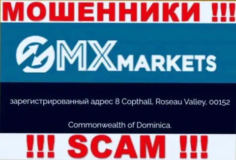 GMXMarkets - это ВОРЫГМИкс МаркетсОтсиживаются в оффшоре по адресу 8 Коптхолл, Розо Валлей, 00152 Содружество Доминики