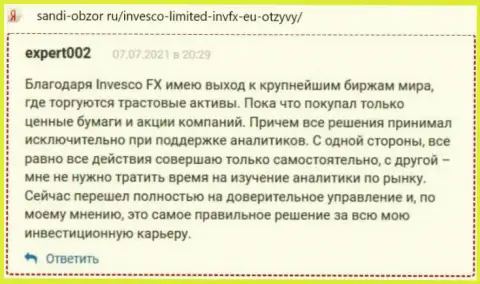 Отзывы валютных игроков INVFX относительно деятельности этой форекс брокерской организации на интернет-ресурсе Sandi Obzor Ru