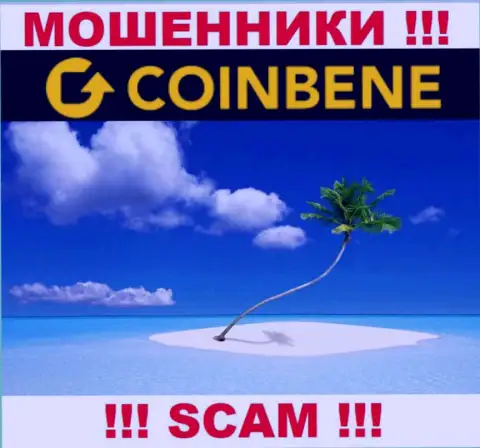 Воры CoinBene отвечать за собственные неправомерные деяния не будут, поскольку сведения об юрисдикции спрятана