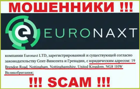 Юридический адрес компании Евро Накст у нее на интернет-ресурсе ложный - это ОДНОЗНАЧНО ЖУЛИКИ !!!