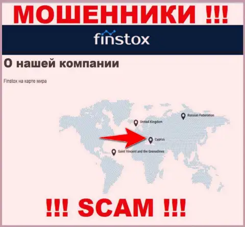 Finstox - это internet-обманщики, их место регистрации на территории Cyprus