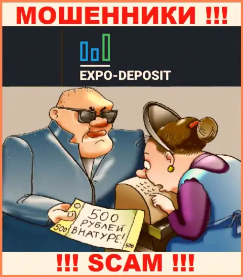 Не стоит верить Expo-Depo, не вводите еще дополнительно средства
