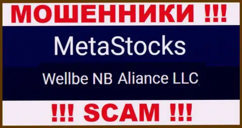 Юр лицо обманщиков Мета Стокс - это Wellbe NB Aliance LLC