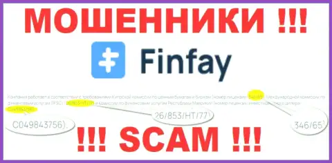 На онлайн-сервисе ФинФей показана лицензия, но это настоящие мошенники - не надо доверять им