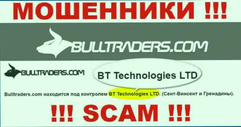 Контора, которая управляет мошенниками BT Technologies LTD - это BT Технолоджис ЛТД