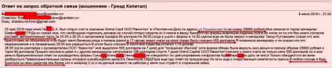 Лохотронщики из дочерней компании Гранд Капитал в Ростове (ООО Квинстон) продолжают обманывать клиентов на денежные средства