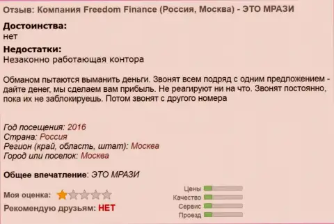 FFin Ru докучают клиентам звонками по телефону - МОШЕННИКИ !!!