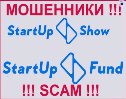 Сходство логотипов организаций StarTupShow Ltd и СтарТап Фонд налицо